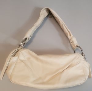 COACH PARKER SLOUCH HOBO LEATHER CREAM BAG